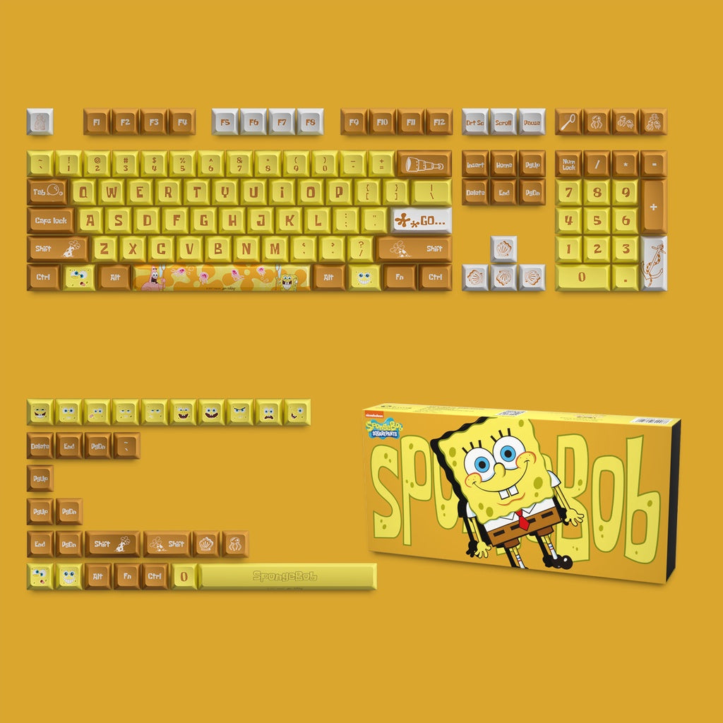 SpongeBob-Tastenkappen-Set (138 Tasten)