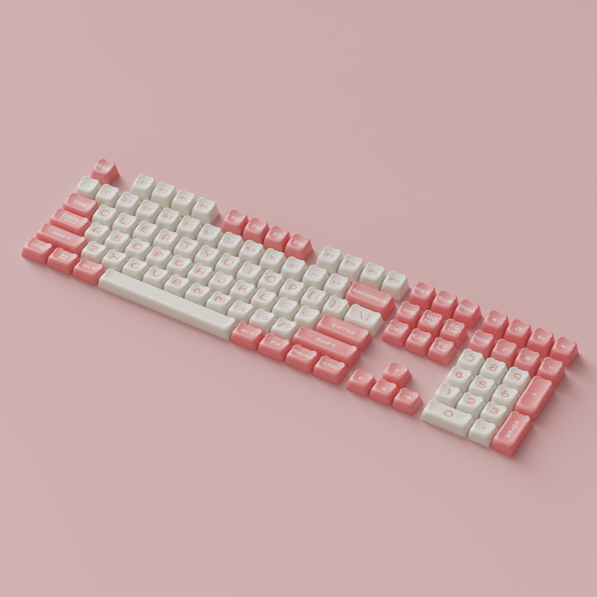 Sakura-Bär-Tastenkappen-Set (122 Tasten)
