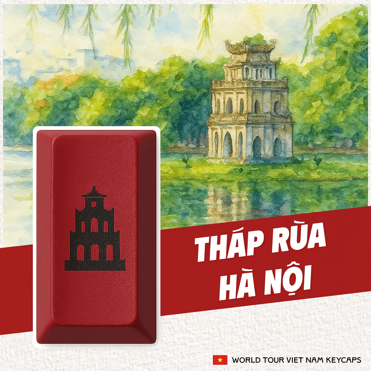 Akko 5075B Plus World Tour Vietnam Mechanical Keyboard Special Keys