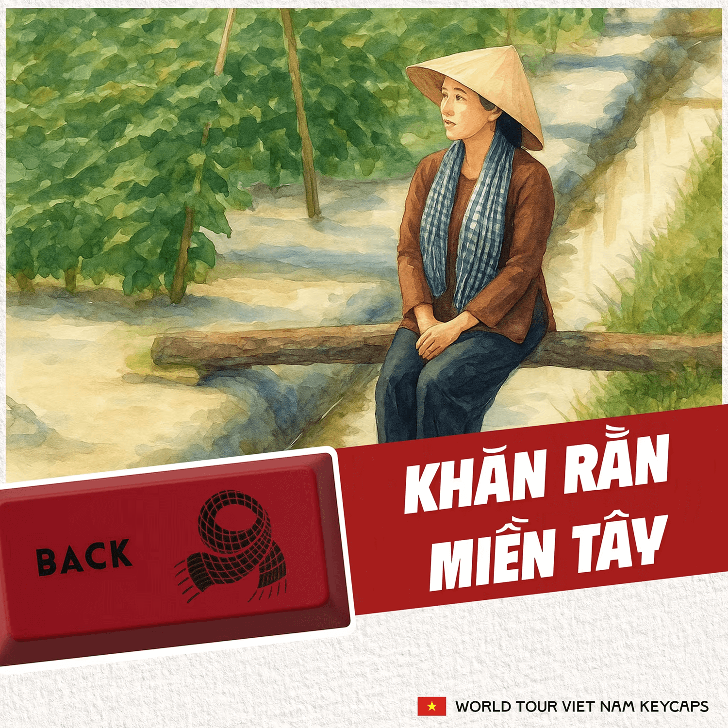 Akko 5075B Plus World Tour Vietnam Mechanical Keyboard Special Keys