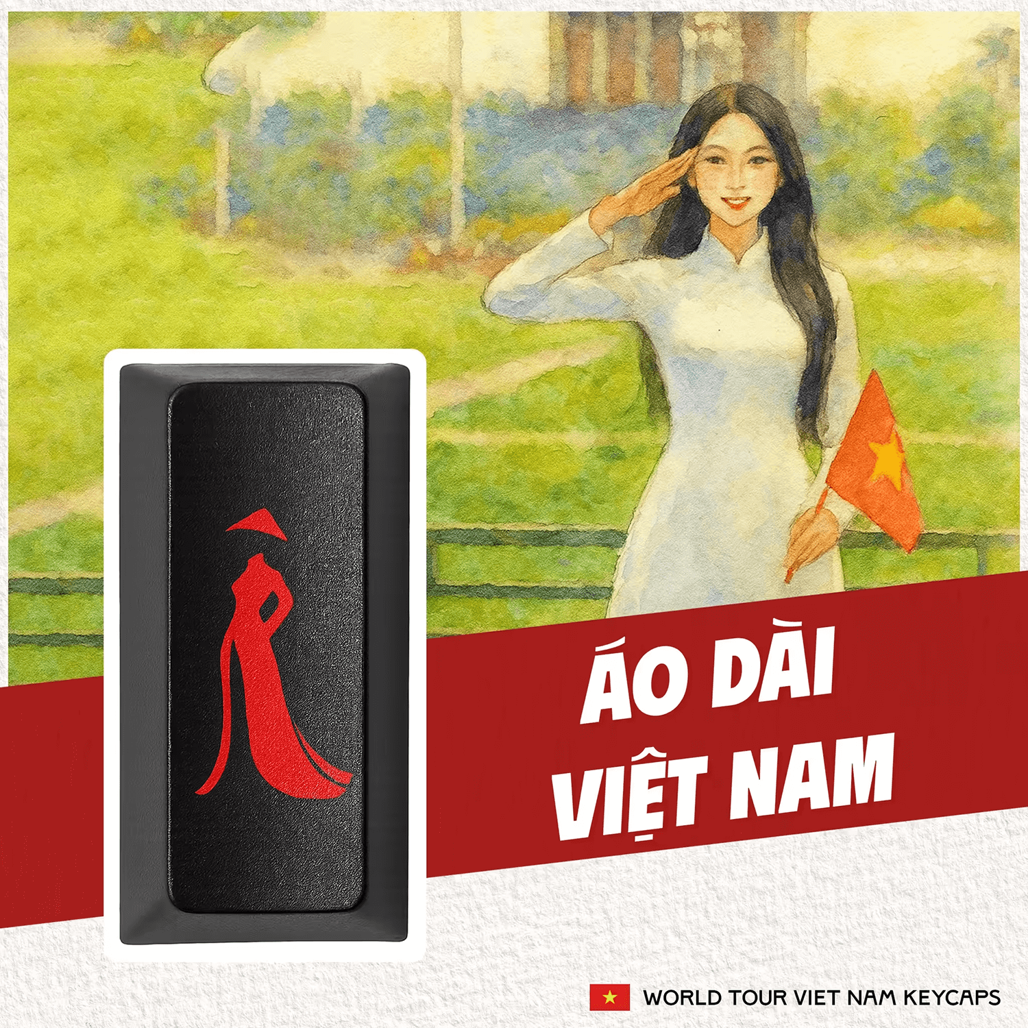 Akko 5075B Plus World Tour Vietnam Mechanical Keyboard Special Keys