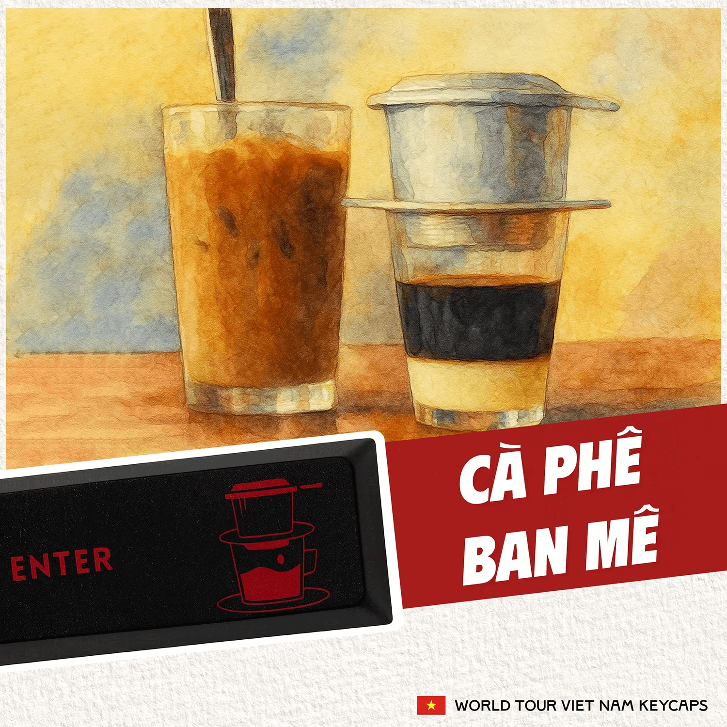 Akko 5075B Plus World Tour Vietnam Mechanical Keyboard Special Keys