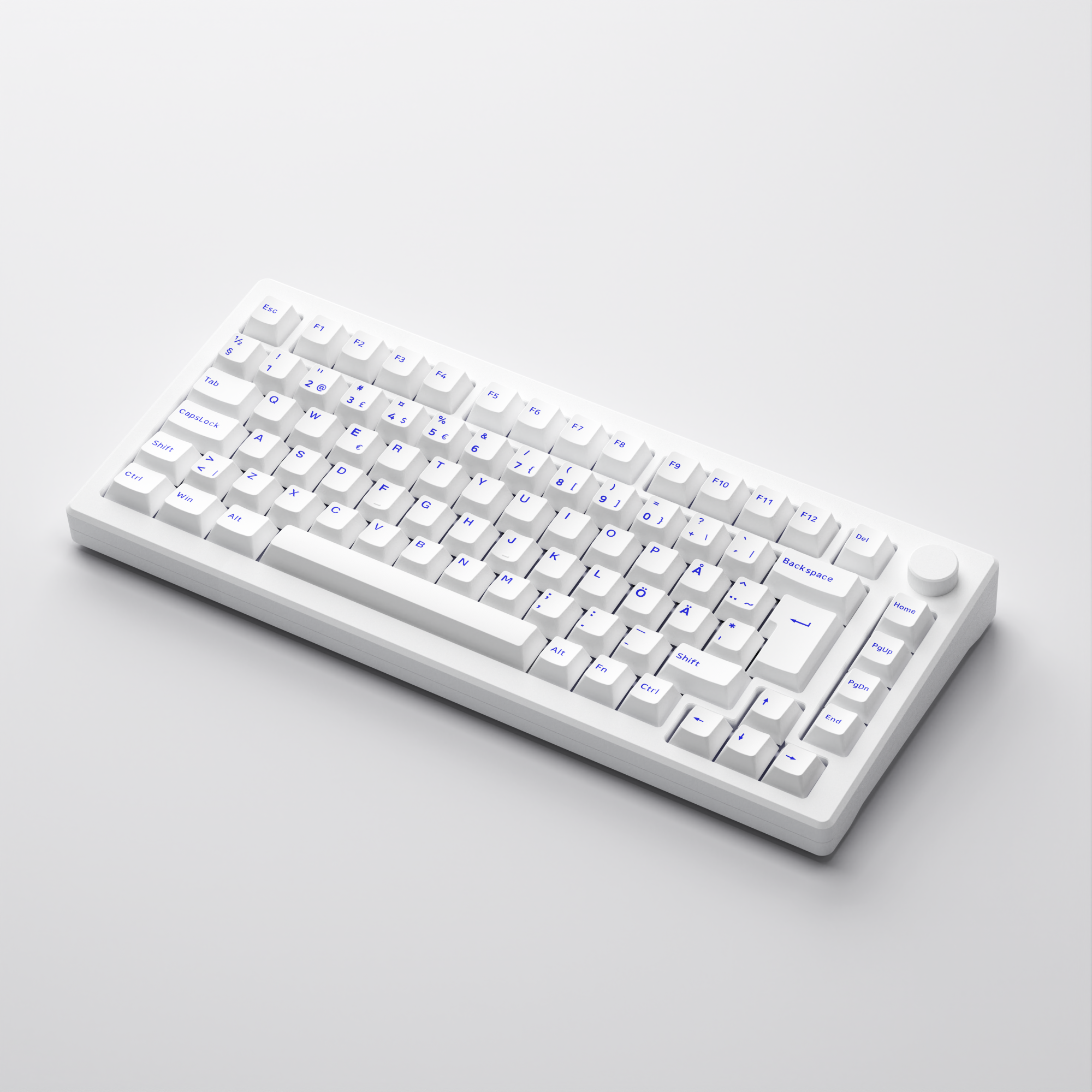 MOD 007 PC Blau auf Weiß