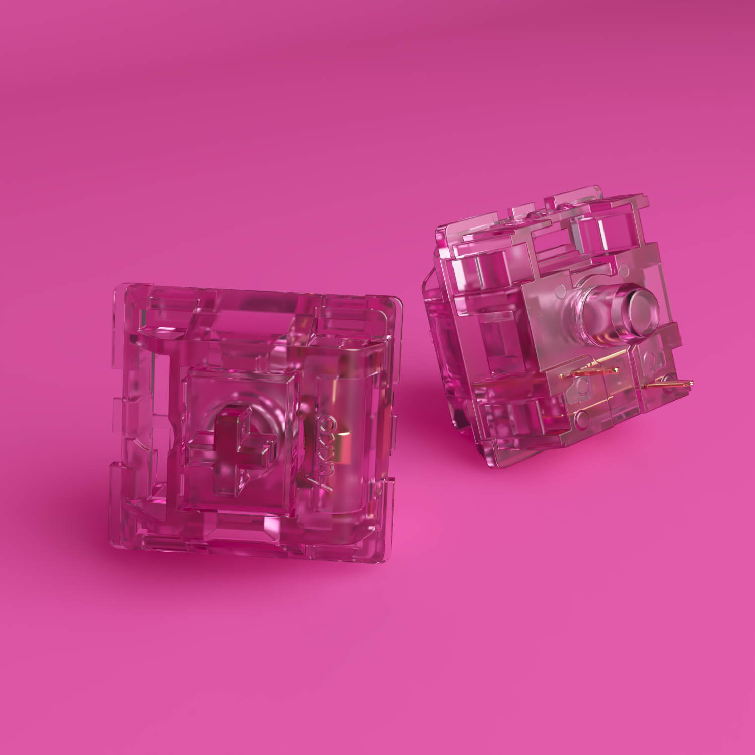 CS Crystal Weinroter Schalter (45 Stück)