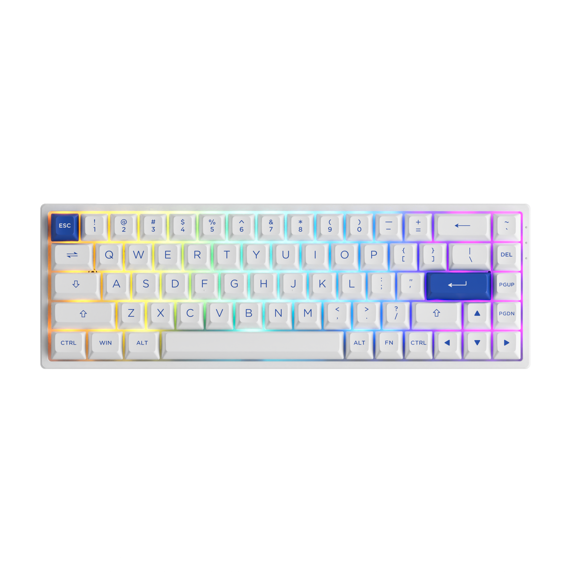 Bleu sur blanc 3068B Plus