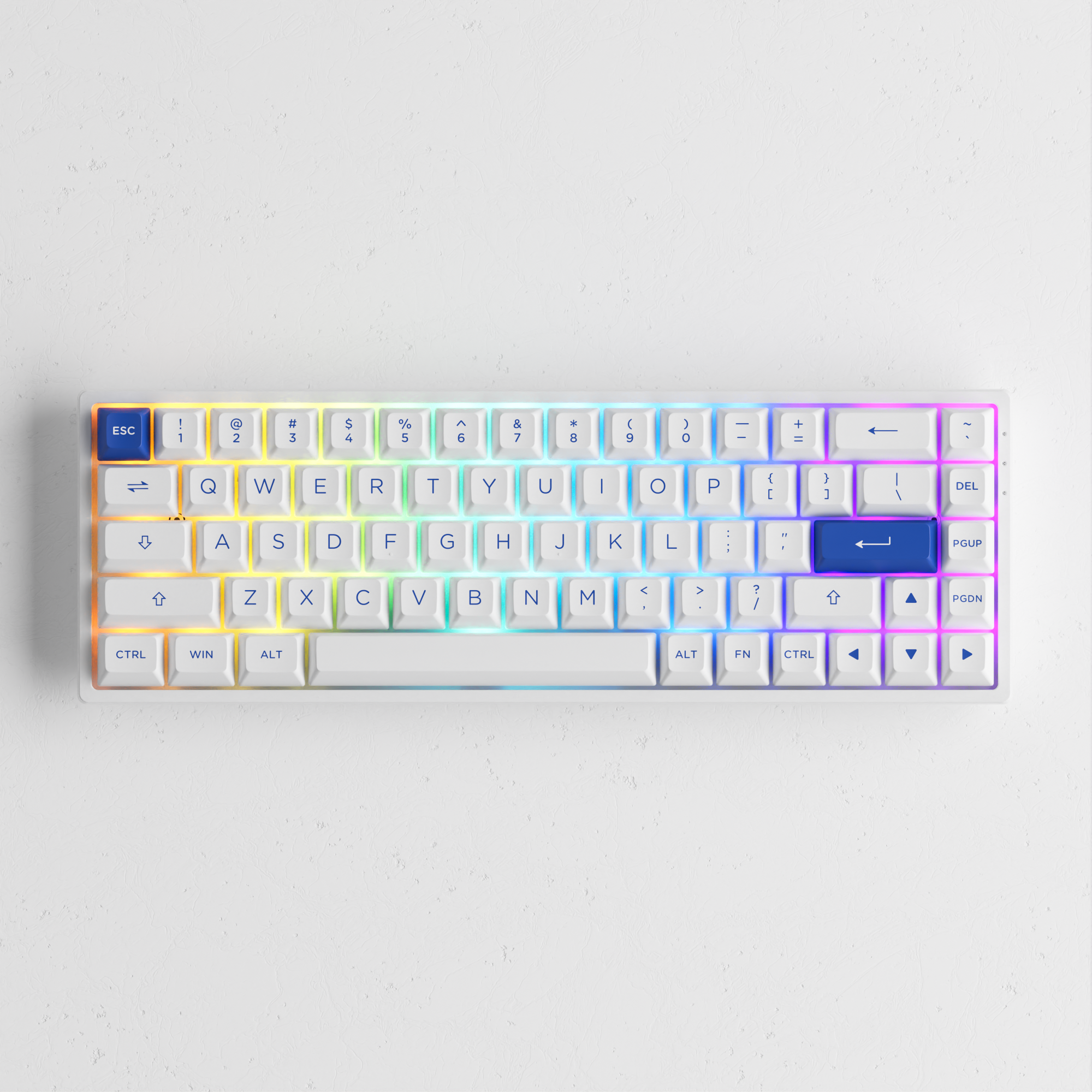 Bleu sur blanc 3068B Plus
