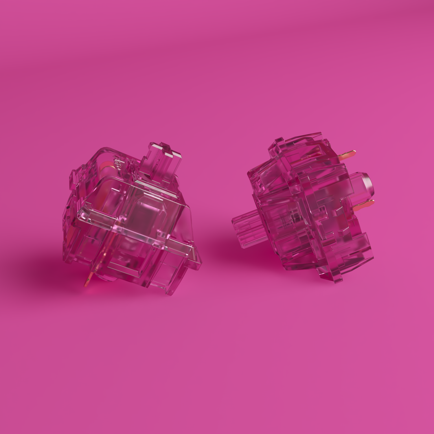 CS Crystal Weinroter Schalter (45 Stück)