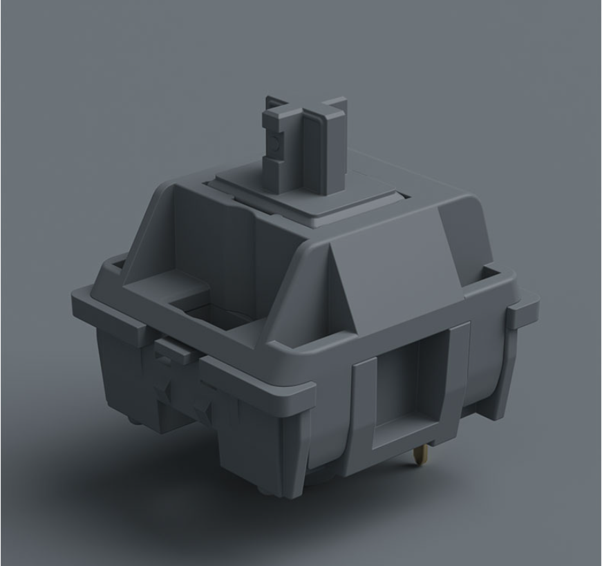 Akko POM Silberschalter (45 Stück)