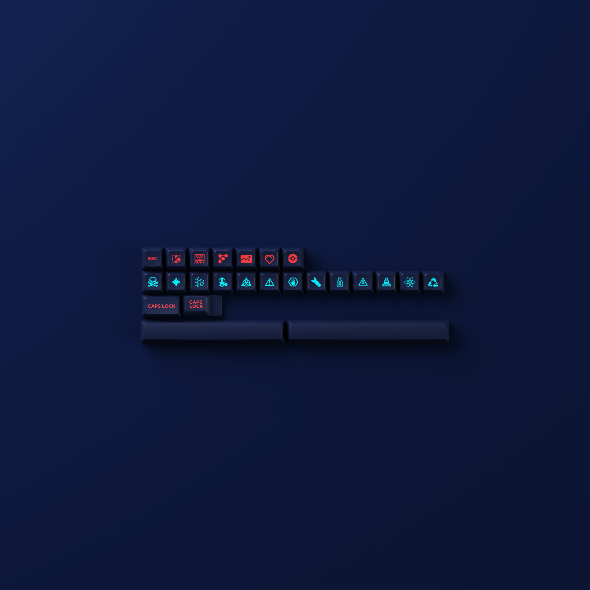 Ensemble de touches nuit étoilée (187 touches)