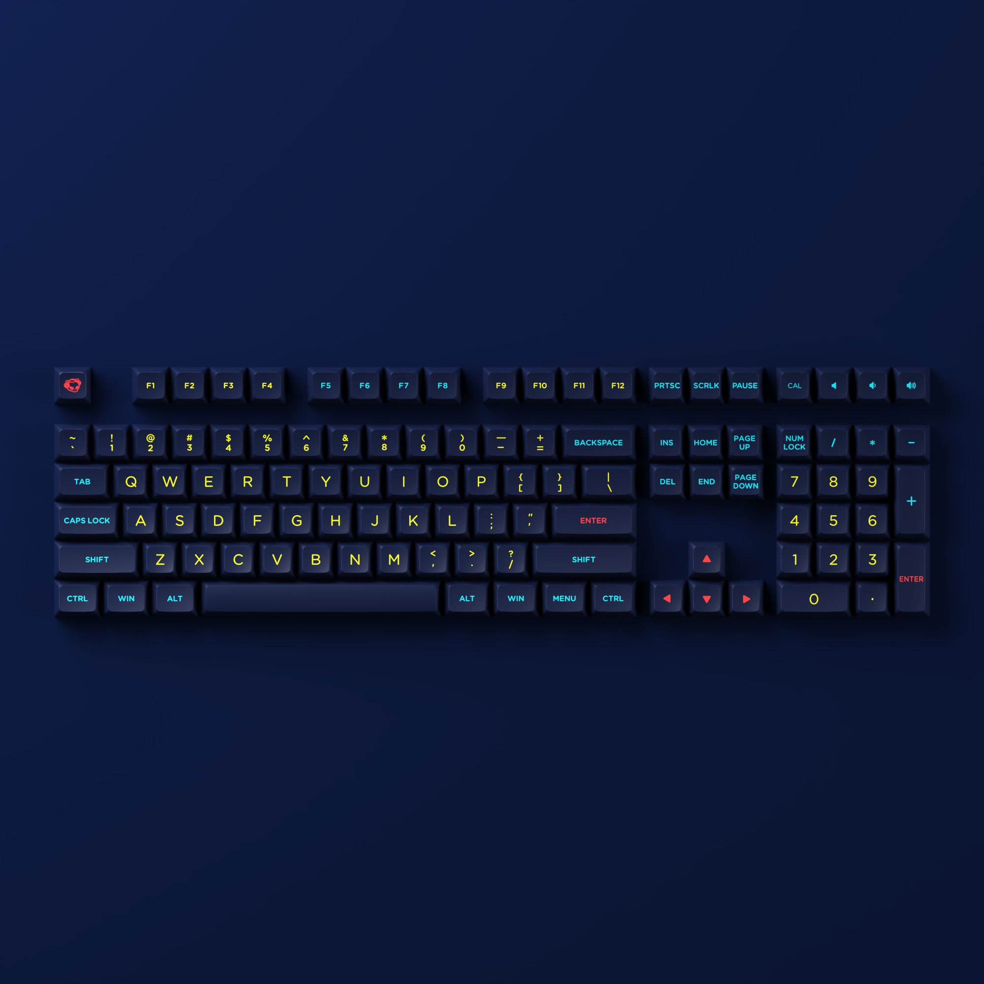 Ensemble de touches nuit étoilée (187 touches)