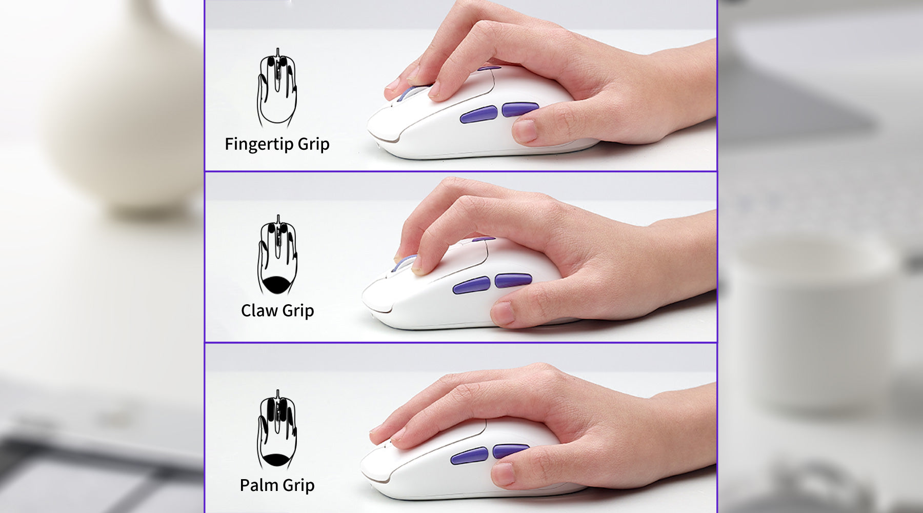 Claw Grip vs Palm Grip vs Tip Grip: Which is the Best for You?