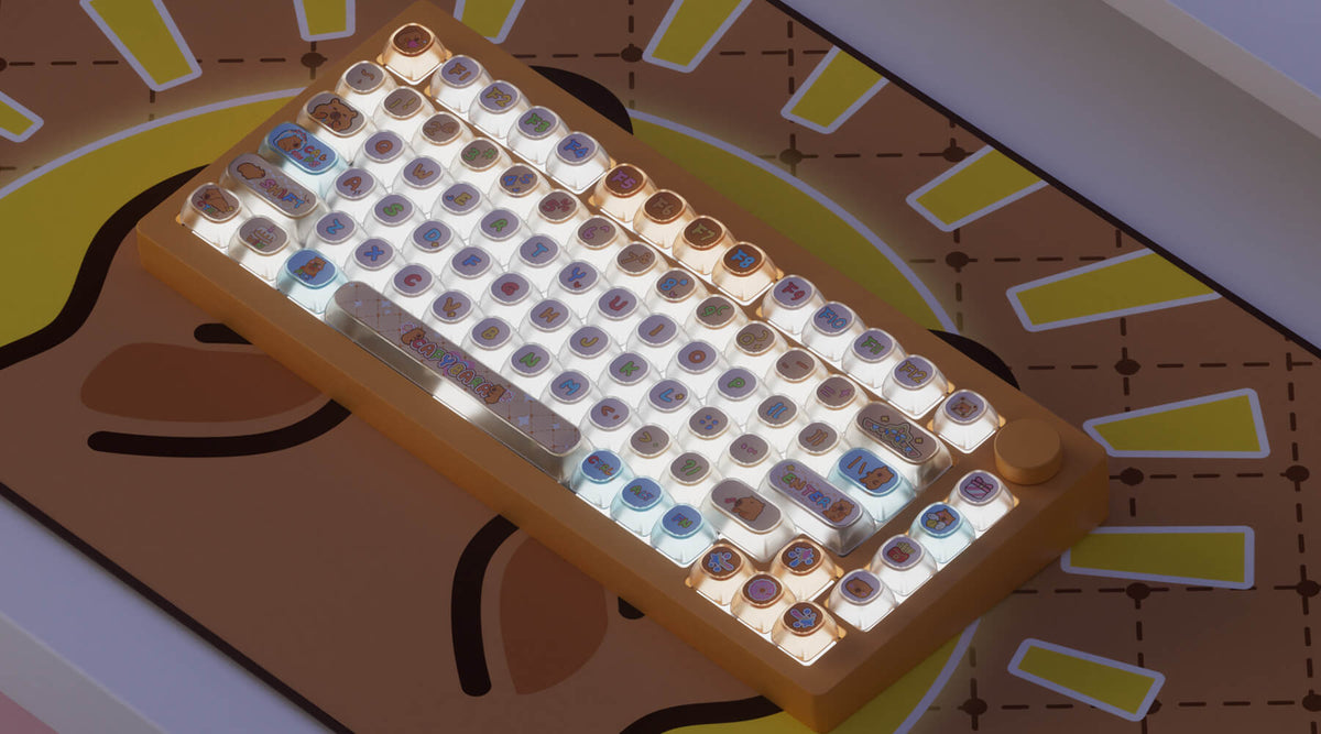 Pudding Keybacks Pudding Keycaps: Enhance Your RGB Keyboard