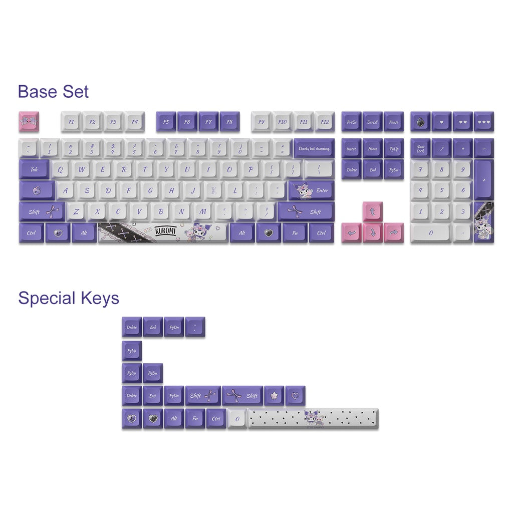 Kuromi Keycap Set (129-key)