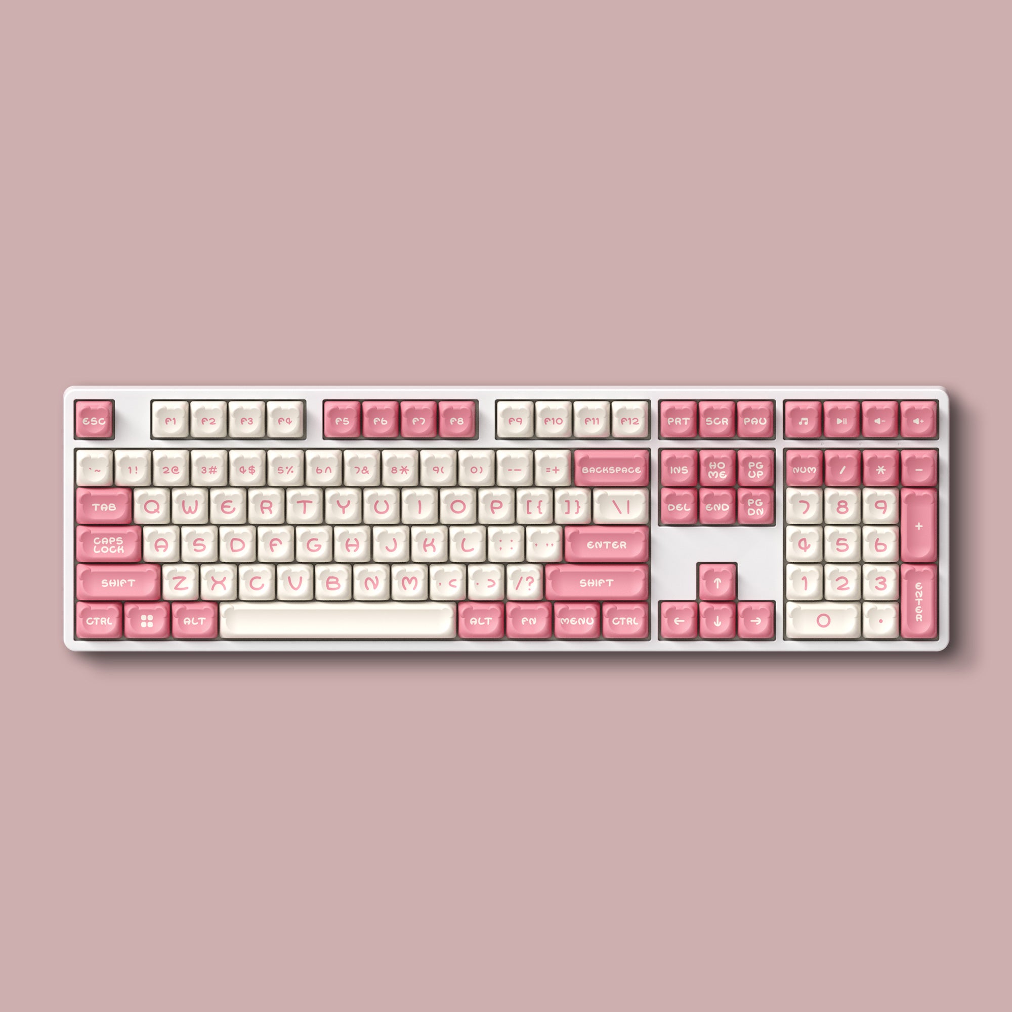Sakura Bear Keycap Set (122-Key)