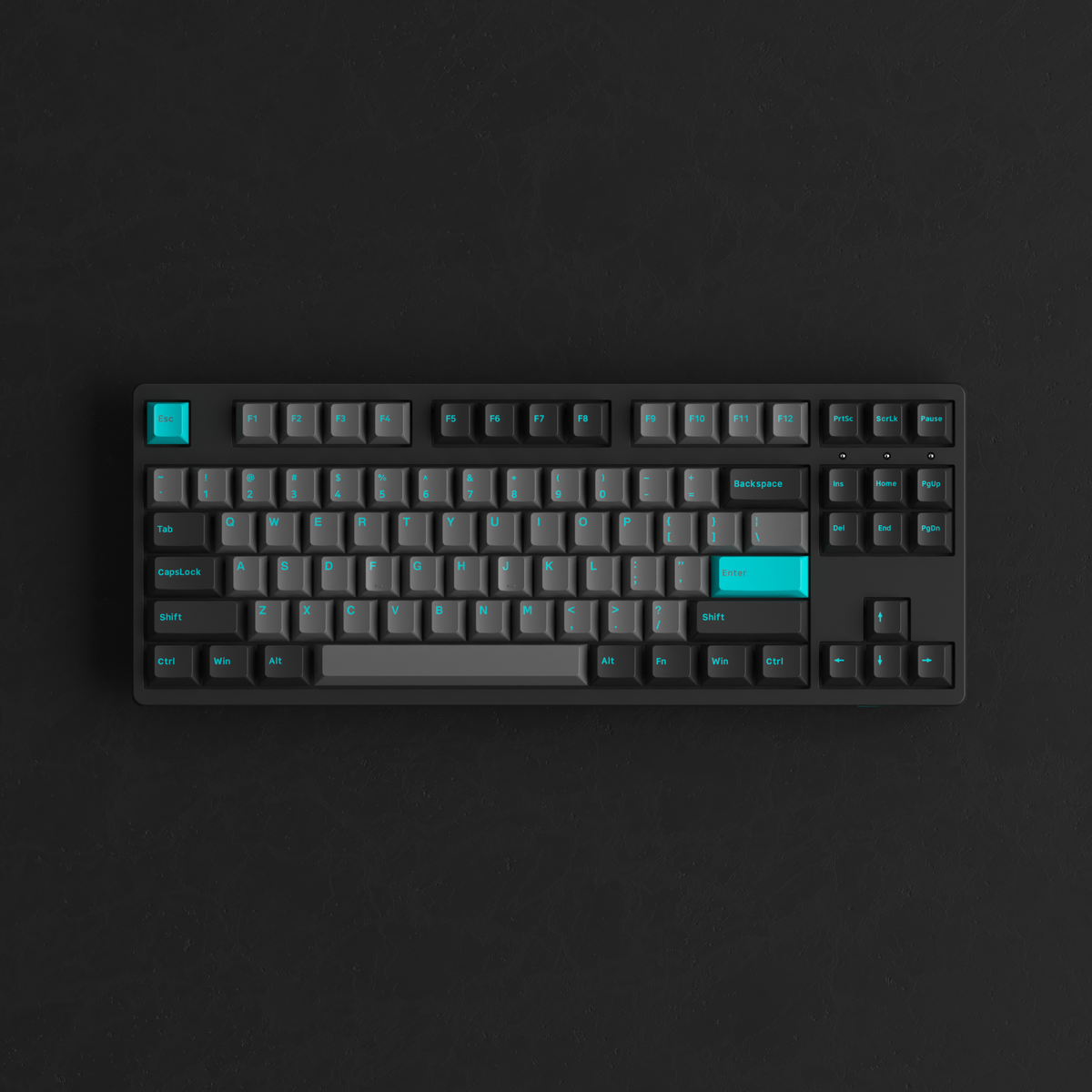 Akko Black & Cyan 3087 Plus Mechanical Keyboard | AKKO EU