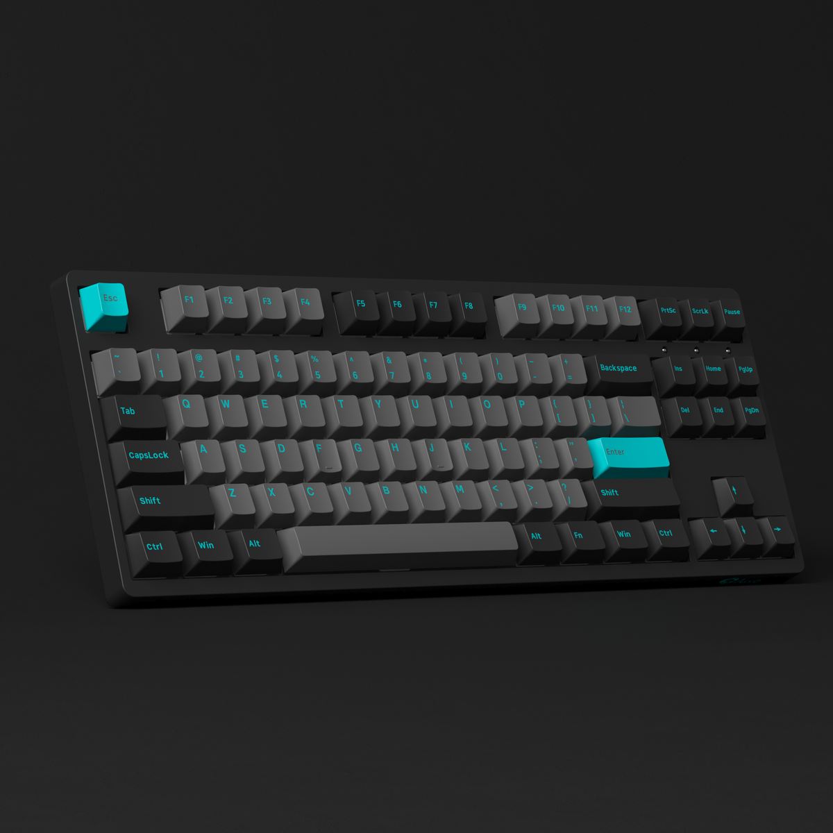 Akko Black & Cyan 3087 Plus Mechanical Keyboard | AKKO EU