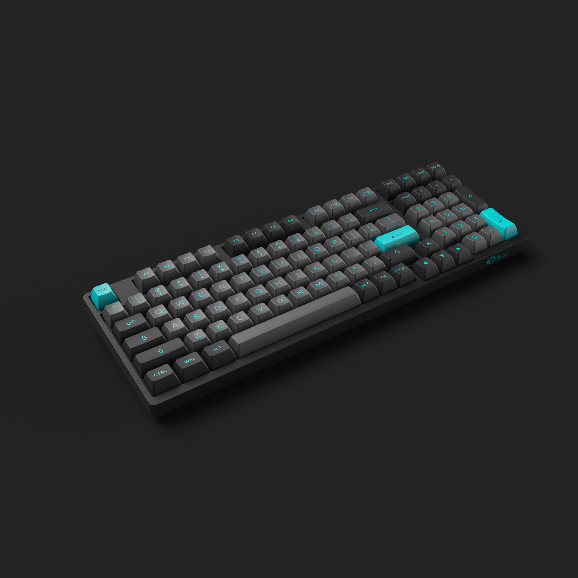 Noir et cyan 3098N