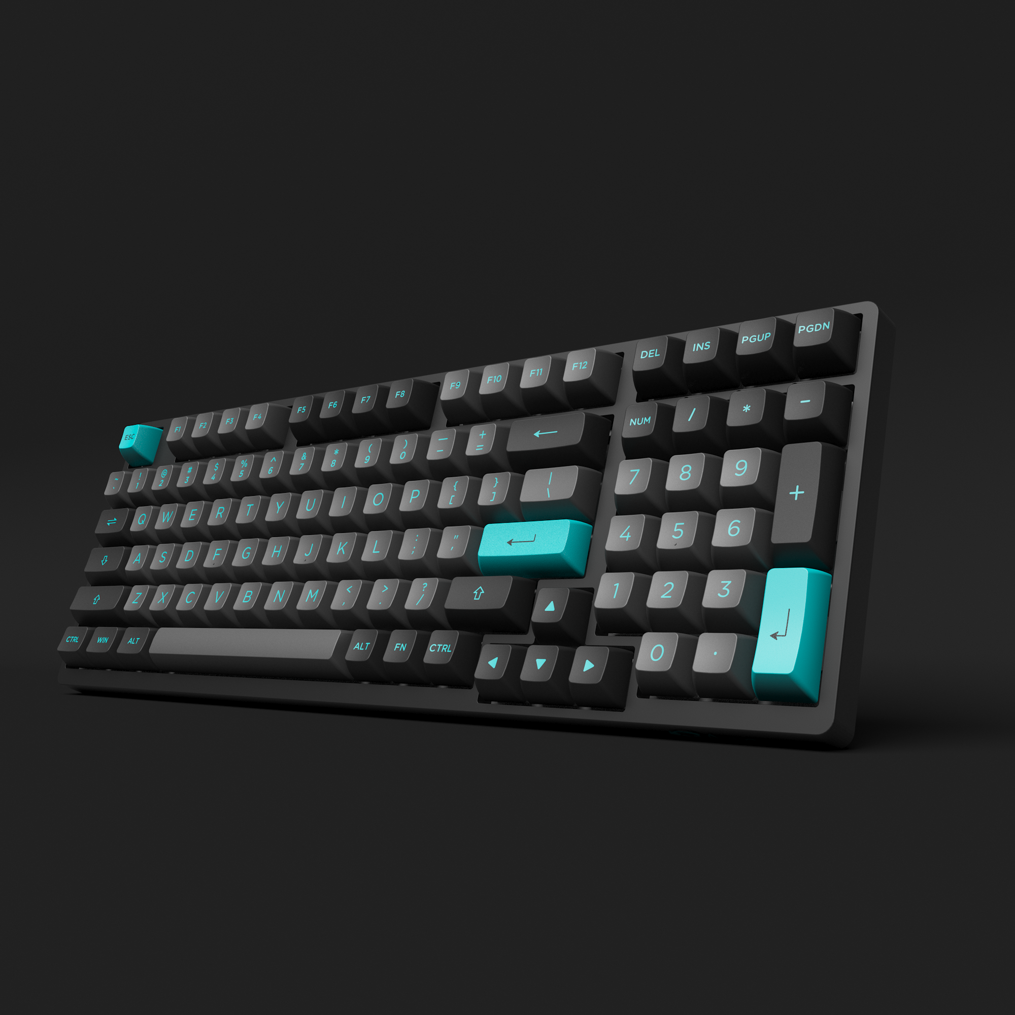 Noir et cyan 3098N