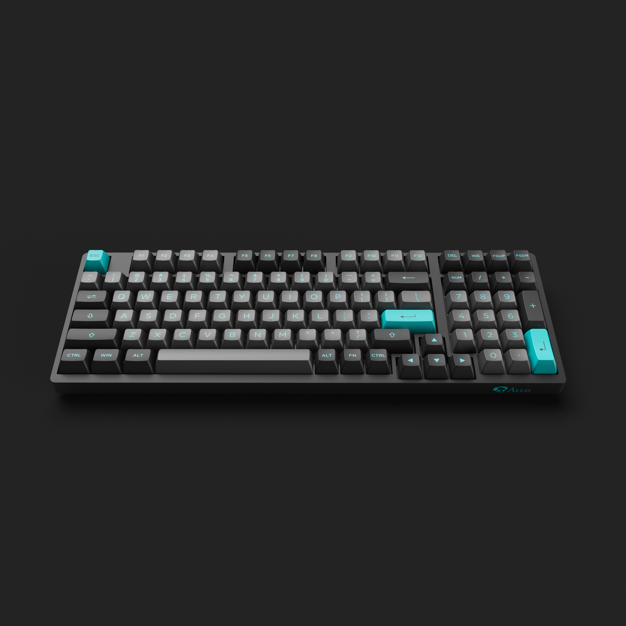 Noir et cyan 3098N