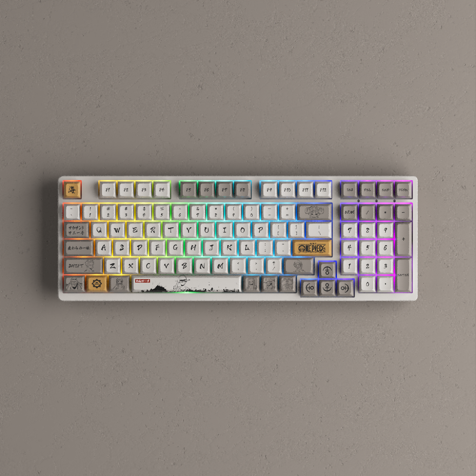 One Piece Calligraphy OSA Keycap Set(144-key)