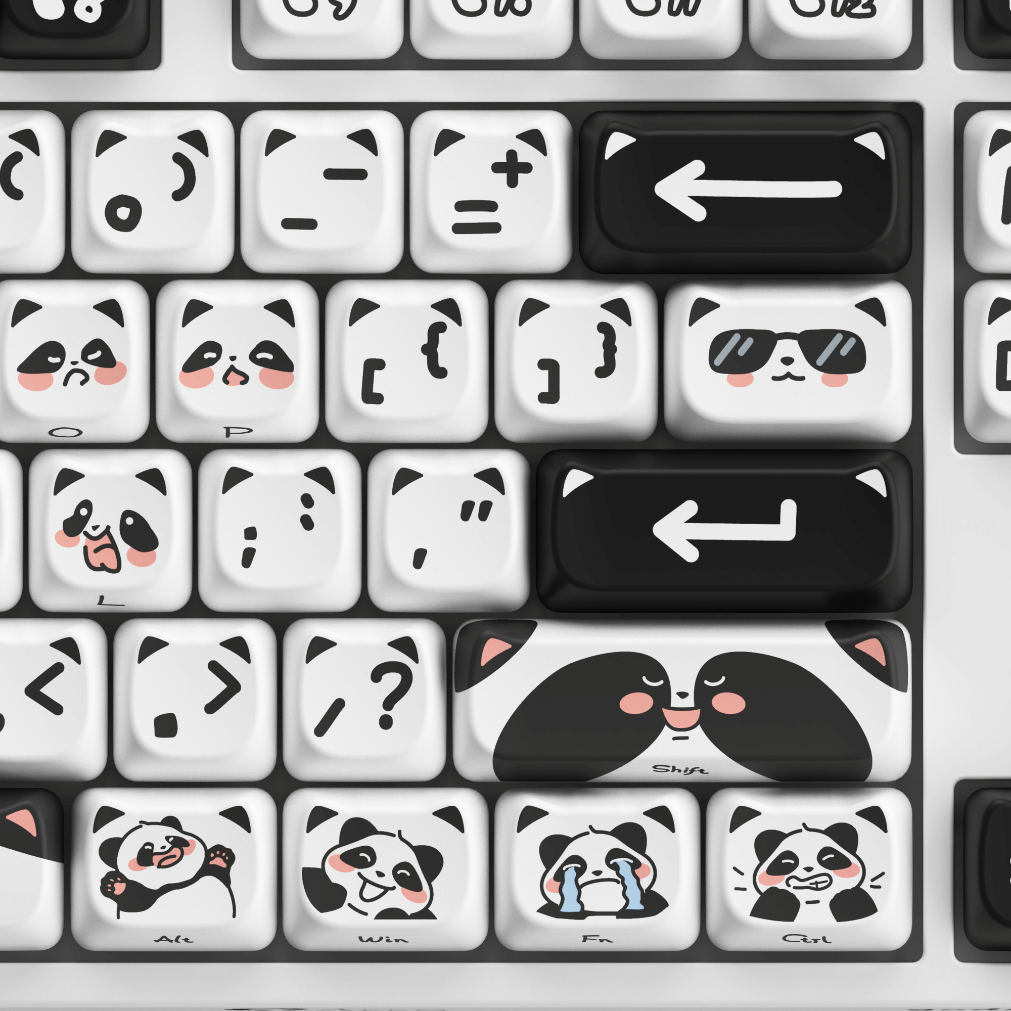 Ensemble de touches Panda MAO (142 touches)