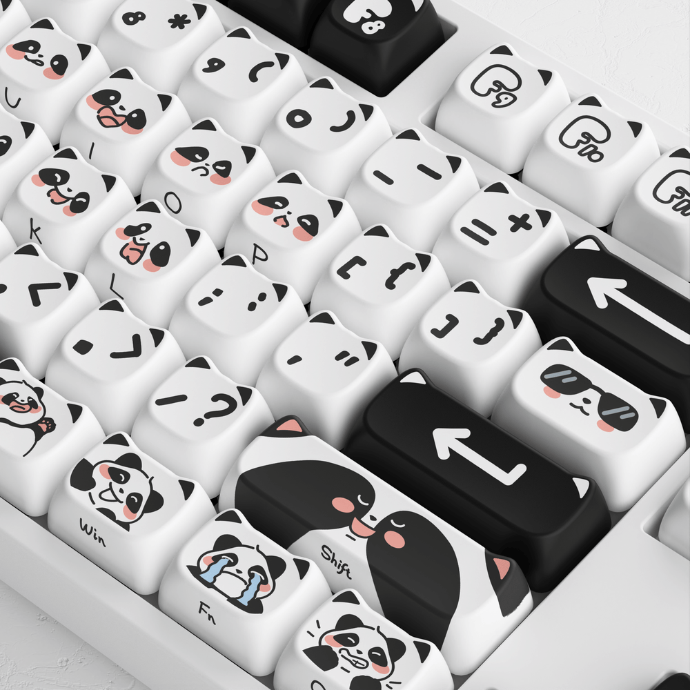 Panda Keyboard Olua Akko Panda MAO Keycap Set (142-Key) | AKKO EU