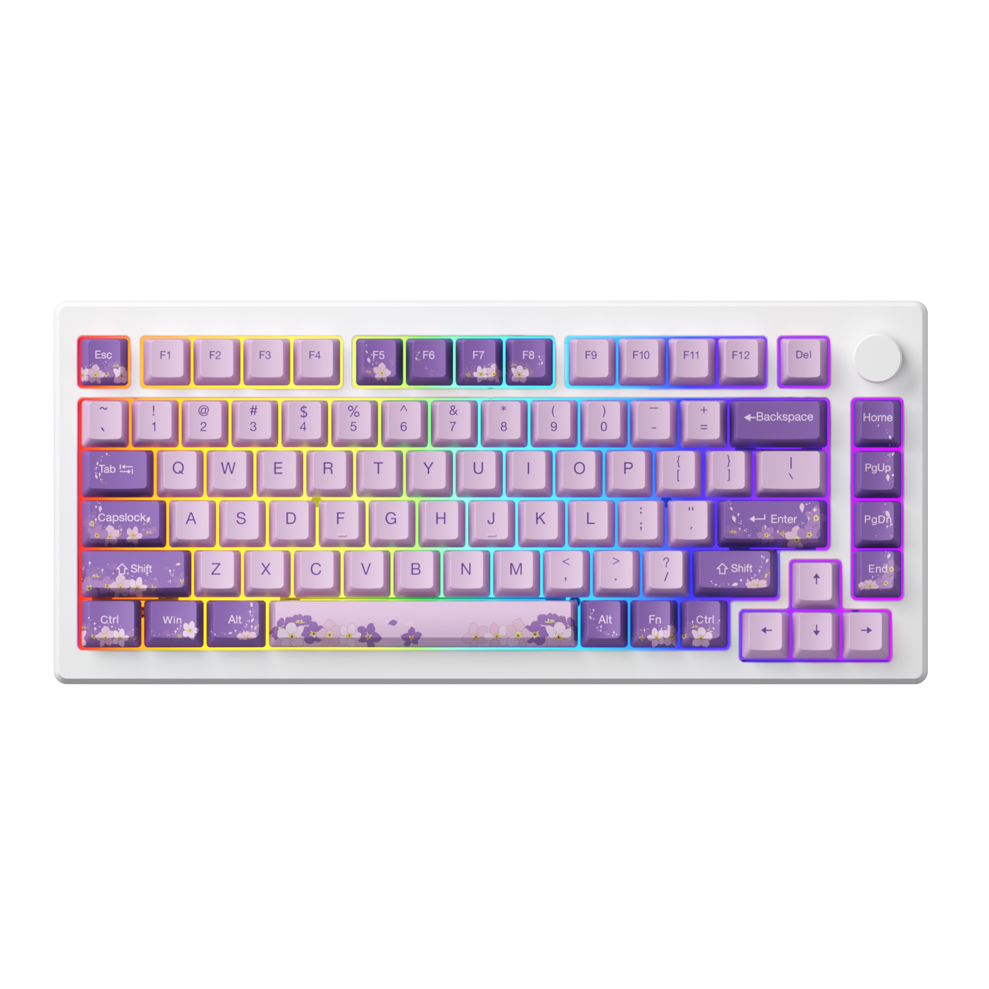 MOD 007 HE PC Purple Melody Wired Mechanical Keyboard