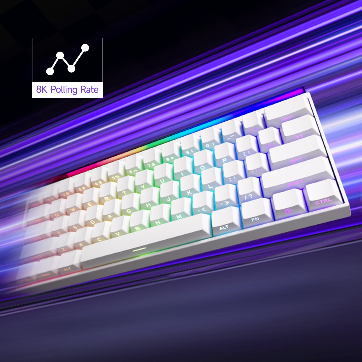 Shine60 HE Magnetic Keyboard 8K Polling Rate