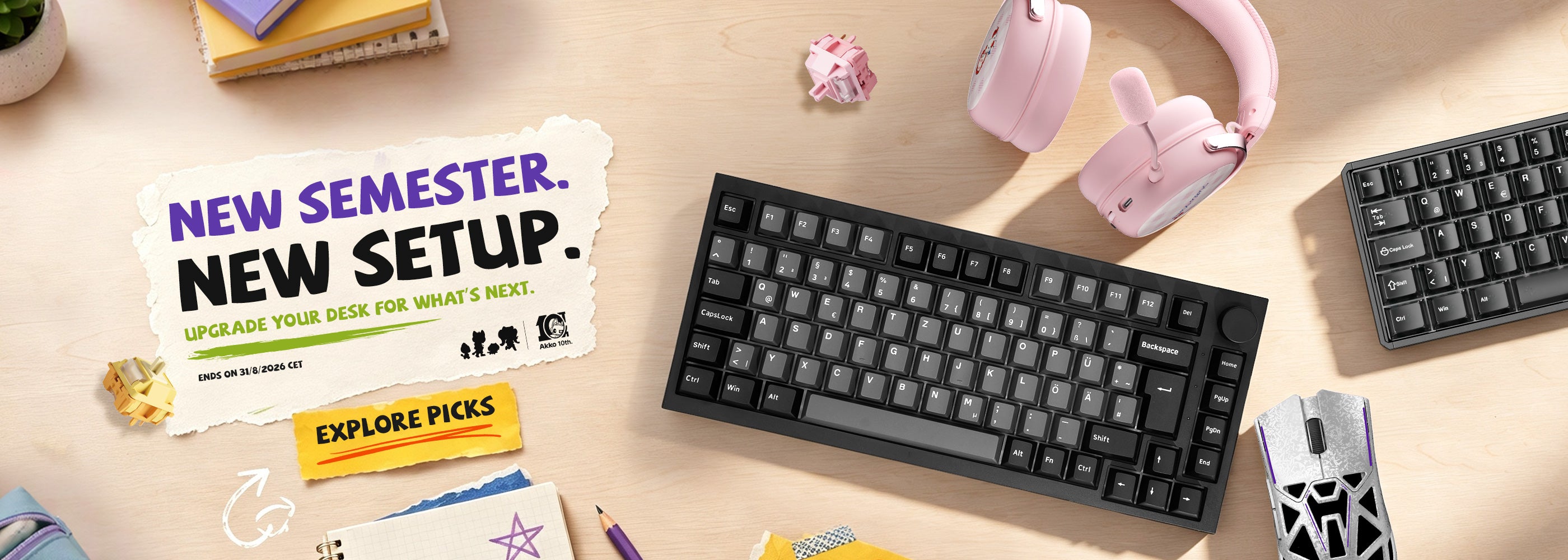 akko❗️ New Arrivals | Update New Custom Keyborads & Switches｜AKKO