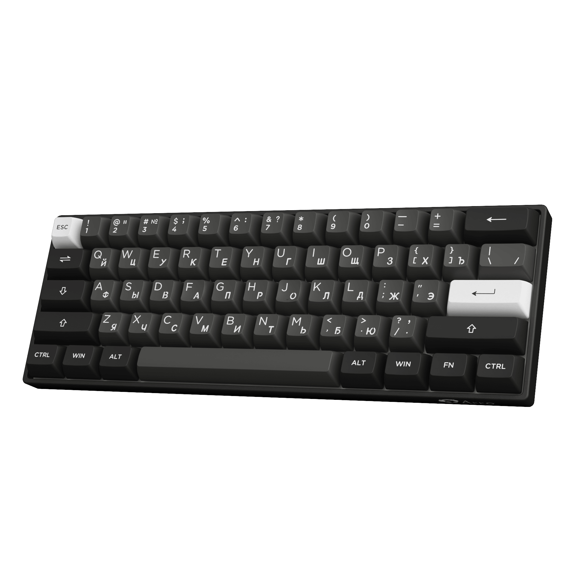 Akko 3061S Cyrillic Keyboard Series Front Right Side