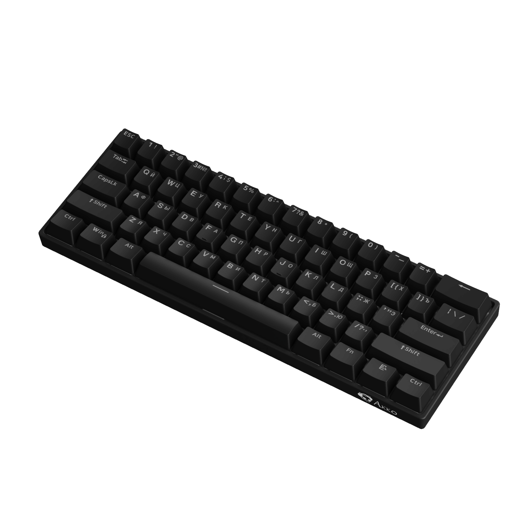 Akko 3061S HE Cyrillic Keyboard Series Right Side Detail