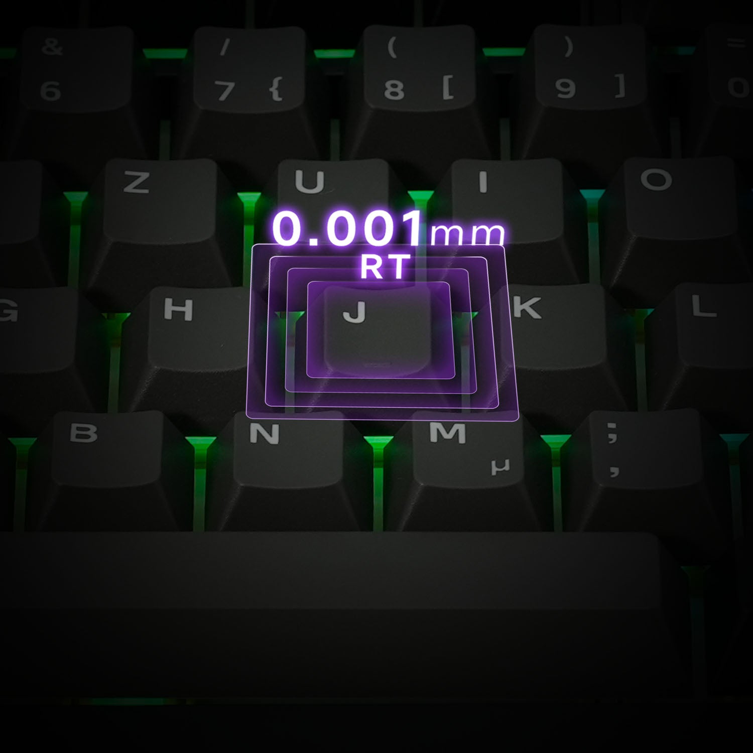 Akko Black Silver 5075 V5 HE ISO DE Magnetic Keyboard