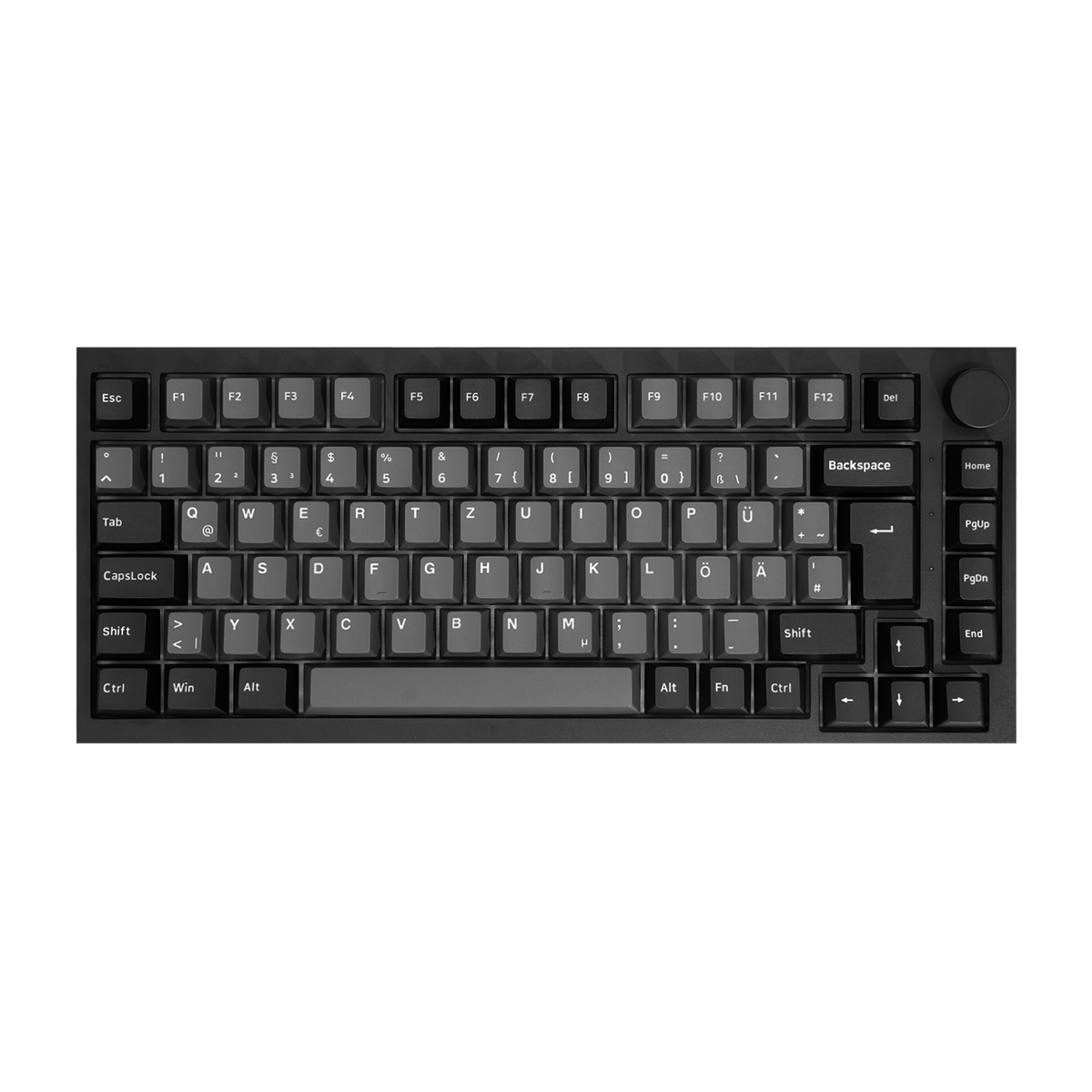 5075 V5 Black & Silver ISO - ISO-DE / Akko Creamy Yellow U1 / Default(CN) Warehouse en AKKO