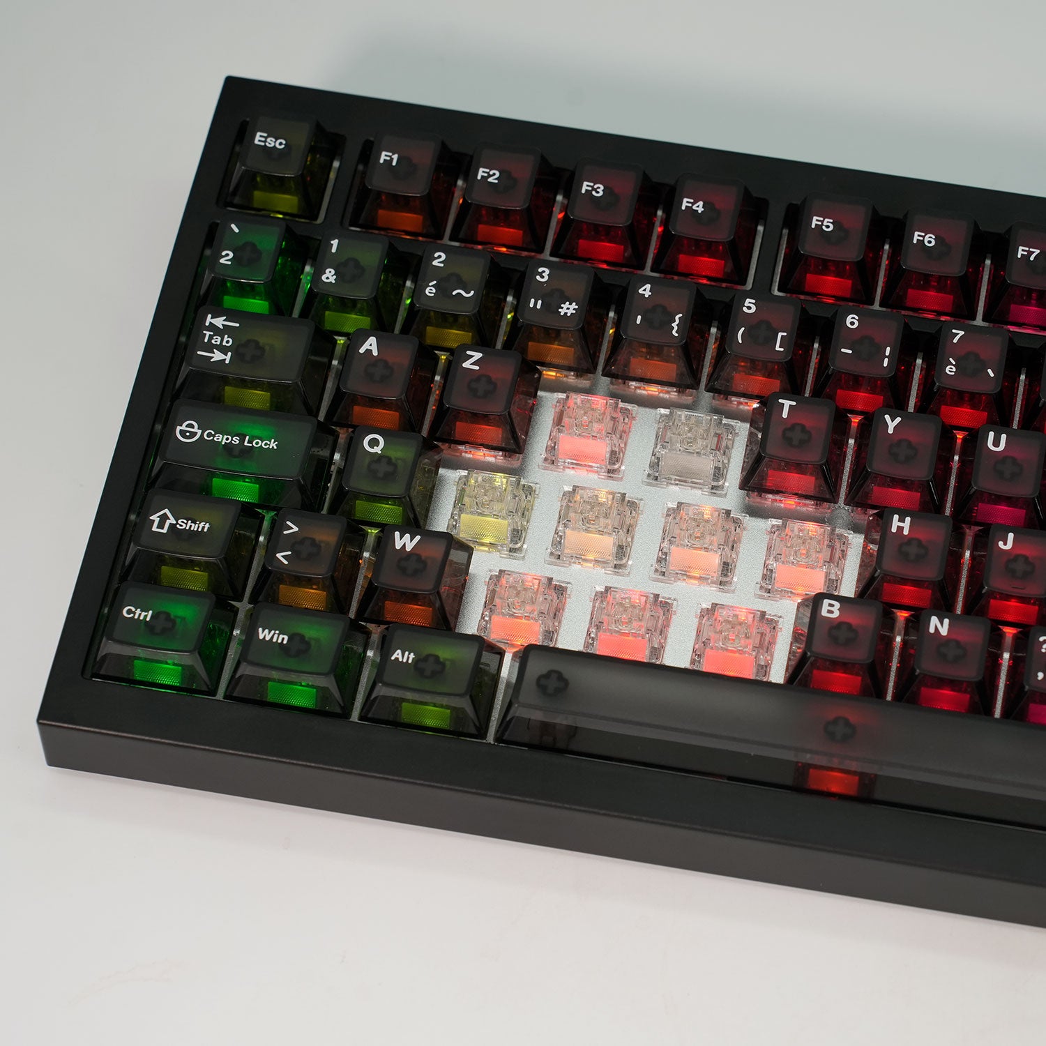 Akko Black Transparent 5075 V5 HE ISO FR Magnetic Keyboard ARGB
