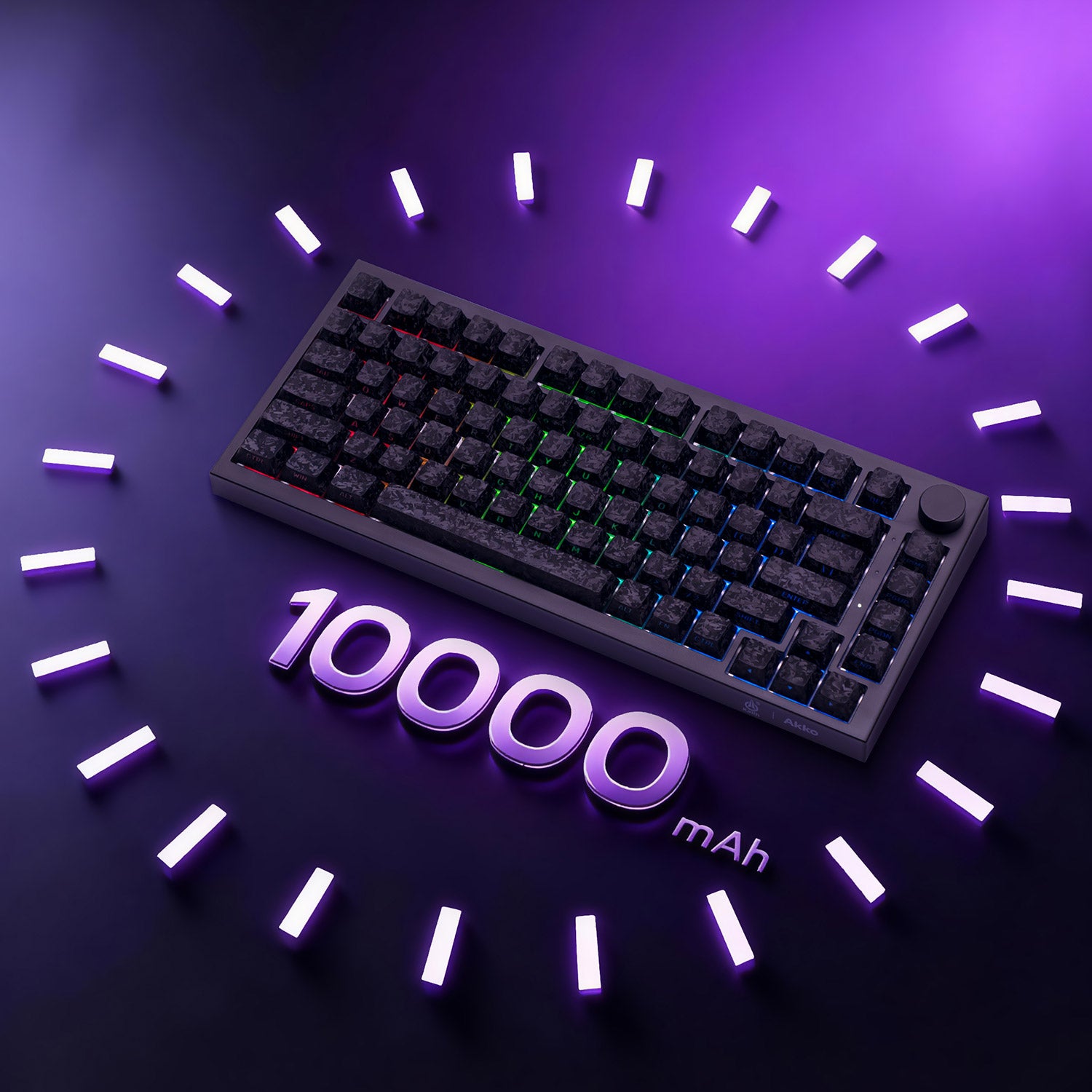 Akko 5075 V5 TMR Magnetic Keyboard 10000mAh Battery