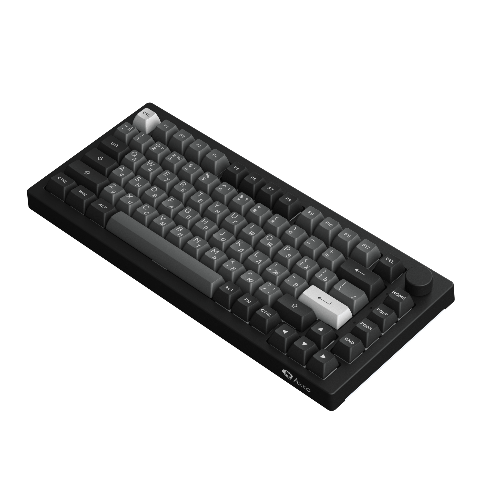 Akko 5075B Plus Cyrillic Keyboard Left Details