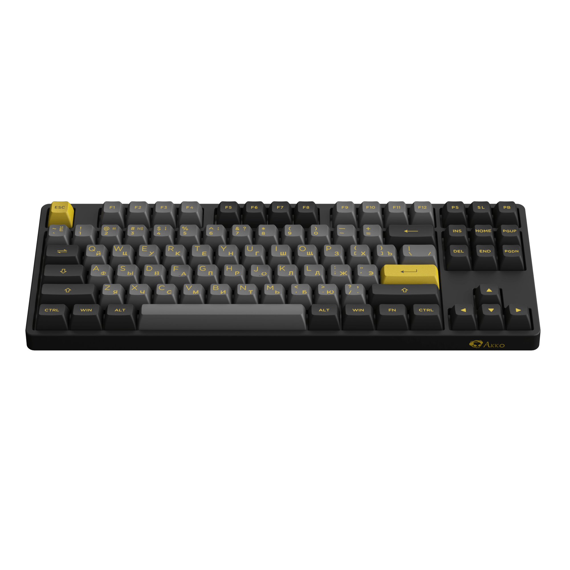 Akko 5087S Cyrillic Keyboard Front Side