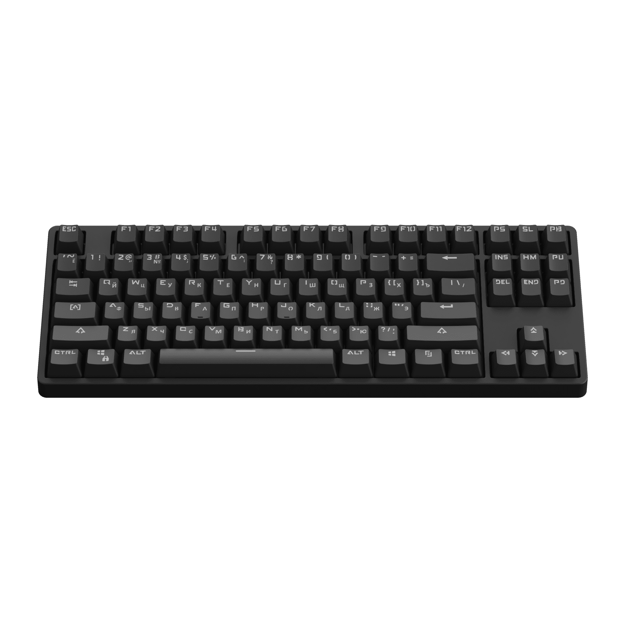 Akko 5087B Plus Cyrillic Keyboard Front Side