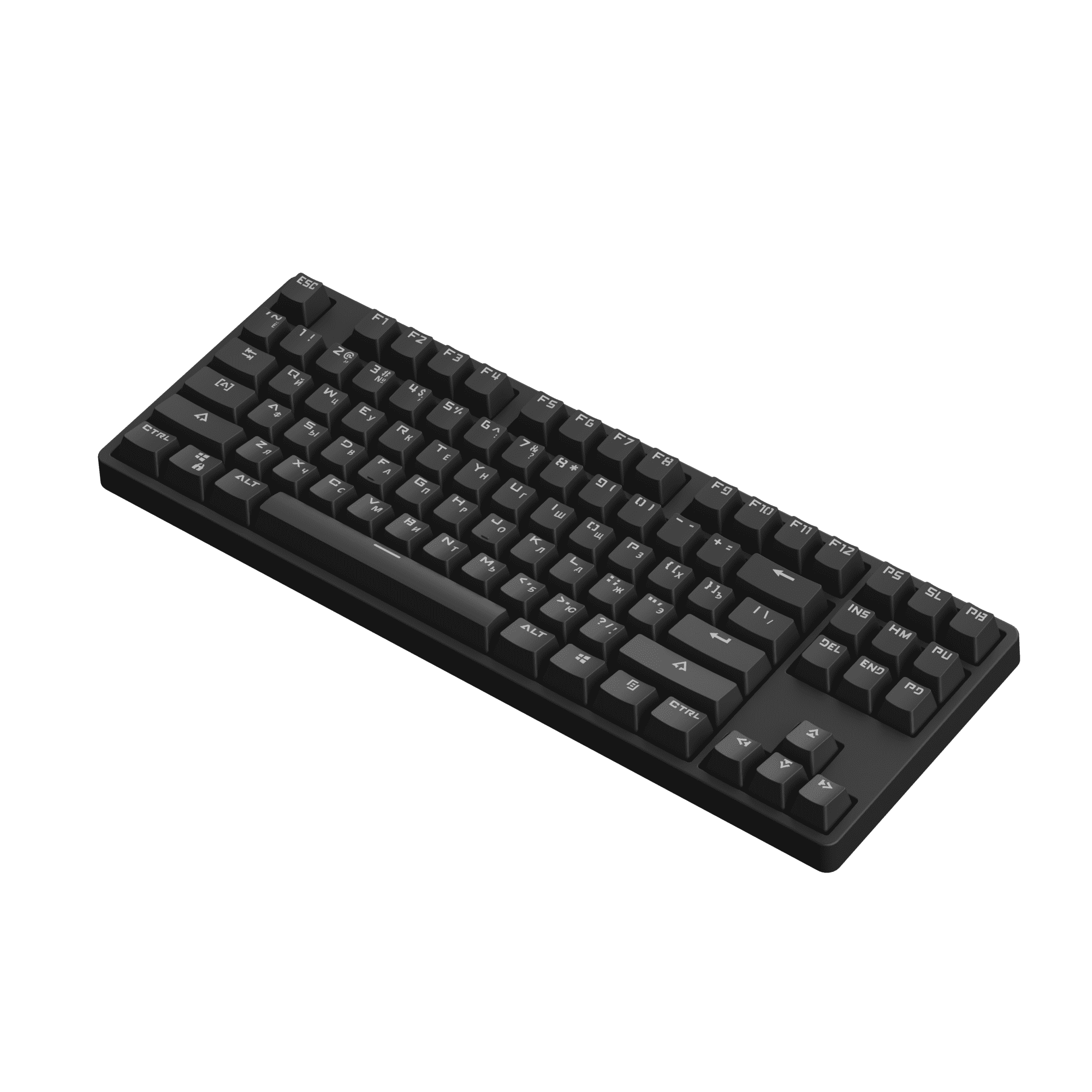 Akko 5087B Plus Cyrillic Keyboard Left Side