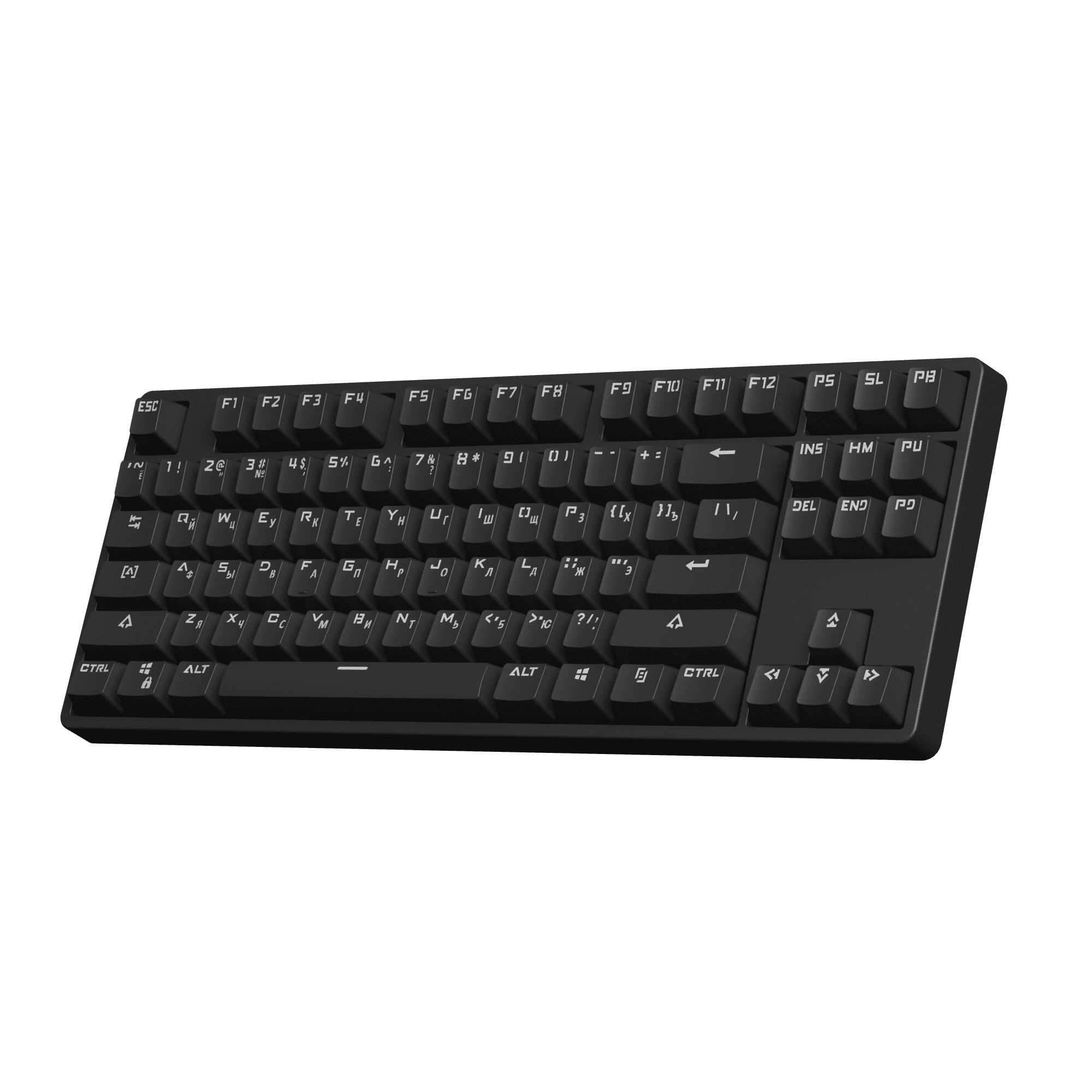 Akko 5087B Plus Cyrillic Keyboard Right Standing Side