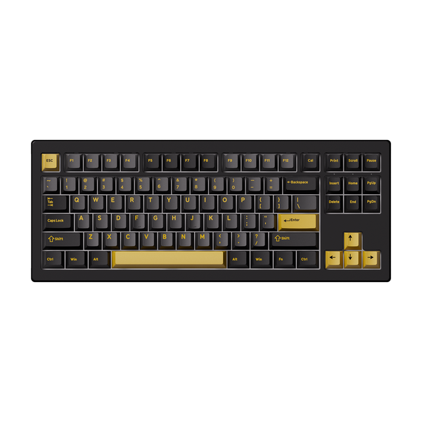 Akko 5087 V3 Mechanical Keyboard Black Gold