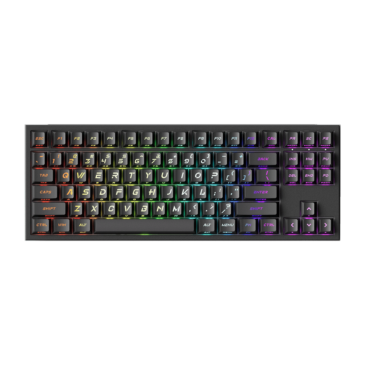 Akko 5087 V5 HE Keyboard Black with RGB on
