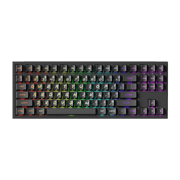 Akko 5087 V5 HE Keyboard Black with RGB on