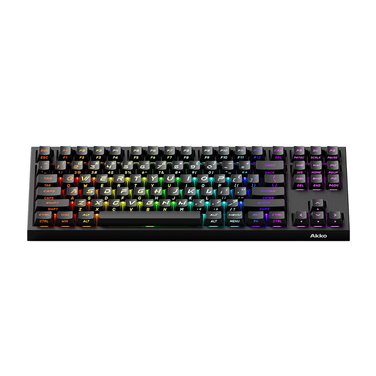 Akko 5087 V5 HE Keyboard Black Front Side