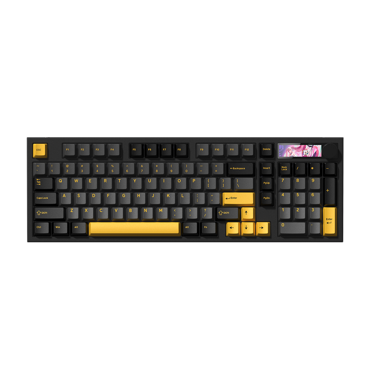 Akko 5098 V5 Black Gold Mechanical Keyboard Front