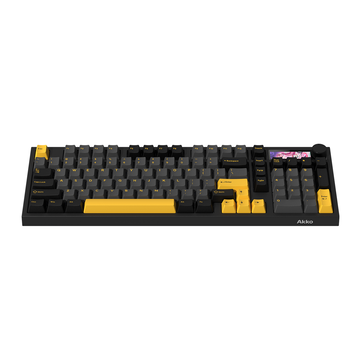 Akko 5098 V5 Black Gold Mechanical Keyboard Front Details