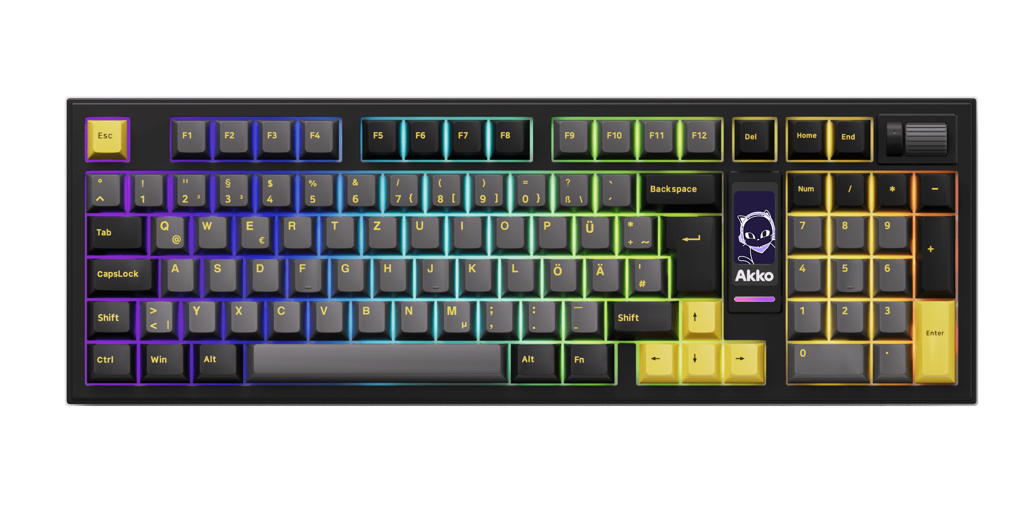 5098B Mechanical Keyboard with Screen RGB