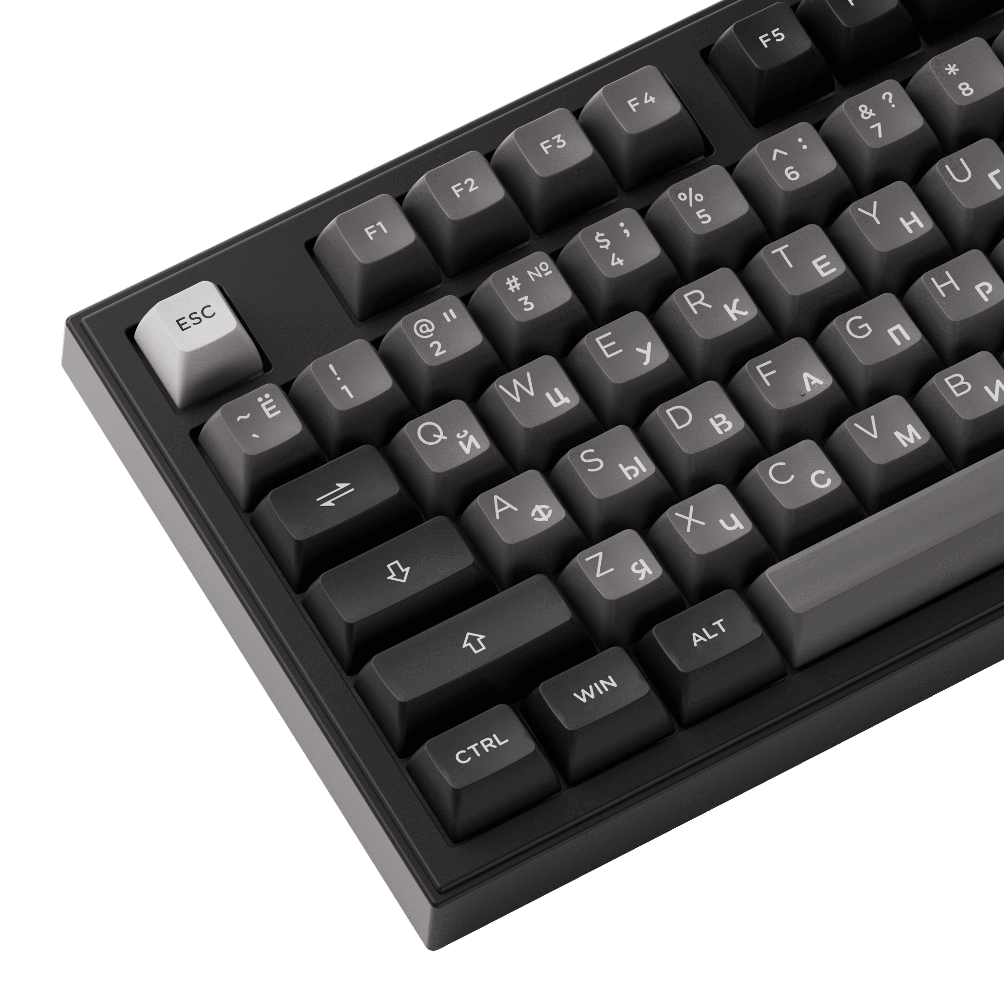 Akko 5098B Cyrillic Keyboard Left Details Side