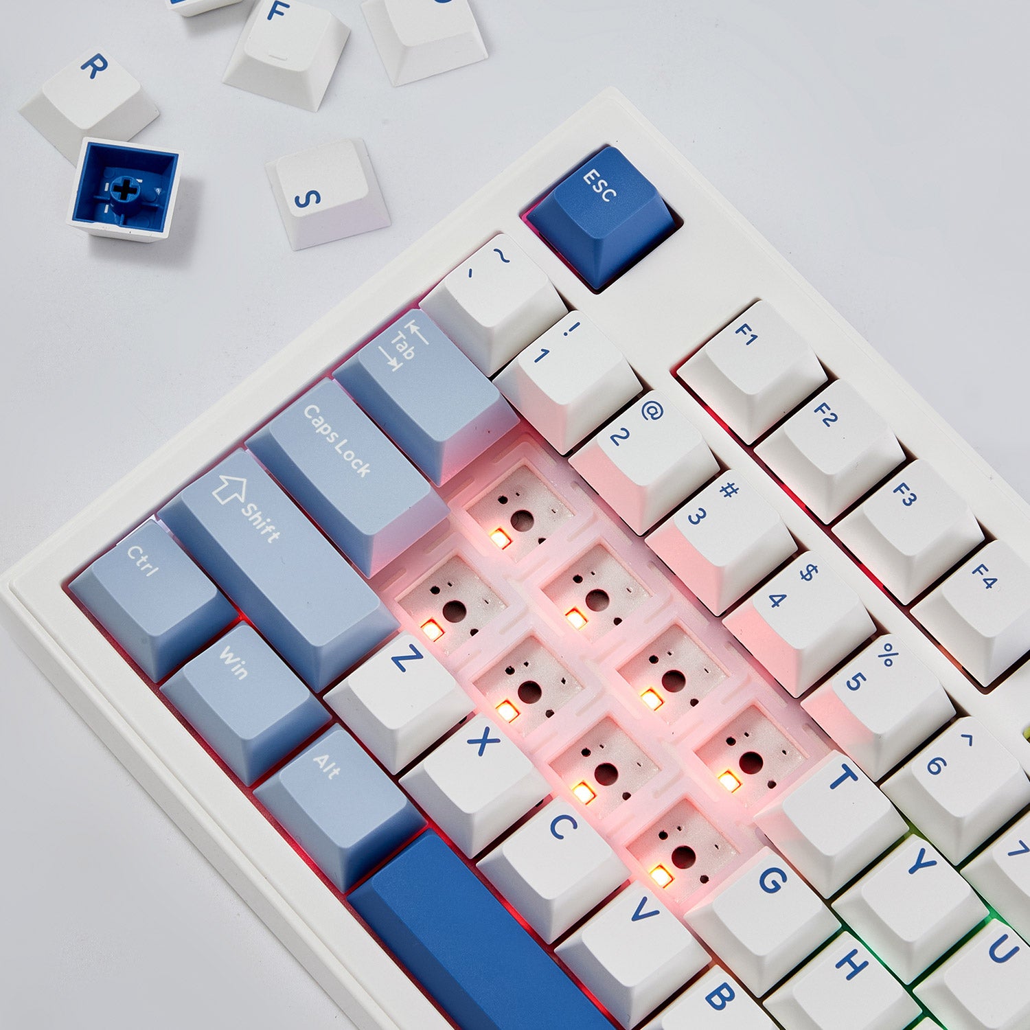 Akko Glacier 5098B Mechanical Keyboard Hot Swappable Switches