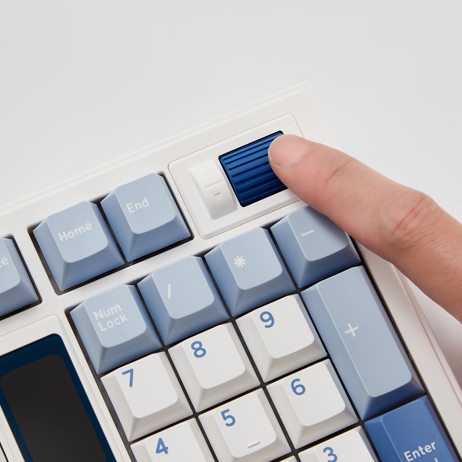 Akko Glacier 5098B Mechanical Keyboard Knob Details